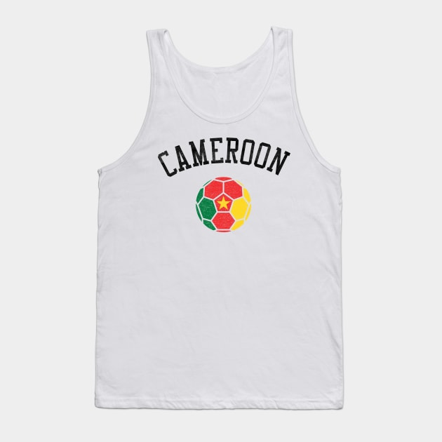 Cameroon Soccer Team Heritage Flag Tank Top by ryanjaycruz